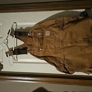 Carhartt bibs size 38×34
